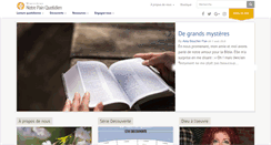 Desktop Screenshot of ministeresnpq.org